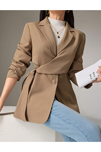 Sheya Shein Curve+ jacket, beige