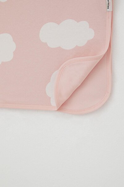 Breeze Newborn Baby Blanket Cloud Patterned Standard, Pink