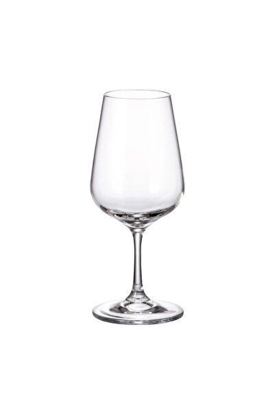 BOHEMİA CRYSTAL Set of 6 Crystal Bohemia Apus wine glasses 360 ml transparent