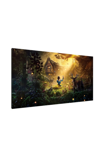 PozaTablou Pictură pe pânză: Armonie în pădurea fermecată 100x60 cm