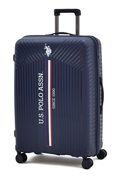 U.S. Polo Assn. U.S. Polo Assn Polipropilen Kırılmaz Büyük Boy Valiz – TSA Kilitli, Darbelere Dayanıklı