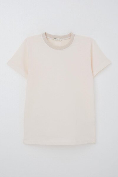 Breeze Μπλουζάκι για αγόρια Basic 4-14 ετών, πούδρα