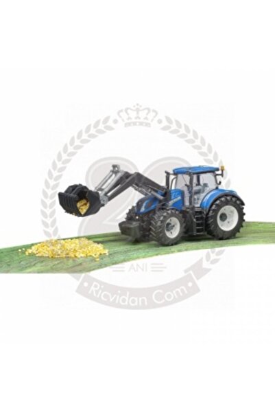 Bruder Tractor New Holland T7.315 with front loader, 03121