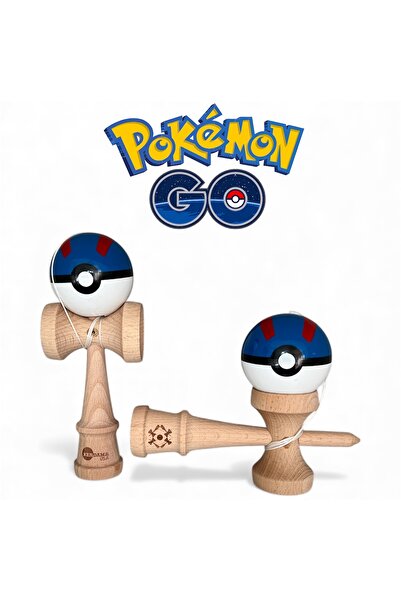 GIA'S WORLD Kendama USA Pokemon Blue GIA'SWORLD® Interactive toy for children and adults Plus spare string