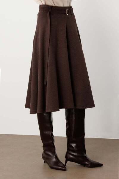 Ekol Μίντι φούστα με ζώνη στη μέση