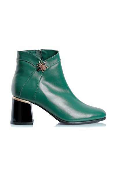 Catinca Shoes Ghete din piele pentru femei - GREEN BOX - G 441 VB