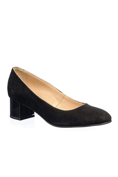 Catinca Shoes Pantofi din piele pentru femei – Black Antelope – A 6 NA