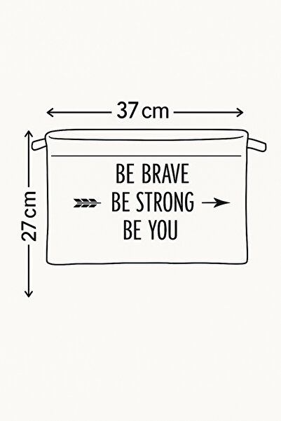 HomyJRs 6-Piece Be You White Closet Laundry Children's Room Toy Organizer Folding Storage Basket 37X27X