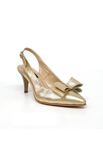 Catinca Shoes Women's genuine leather sandals - Gold - D 18 AU