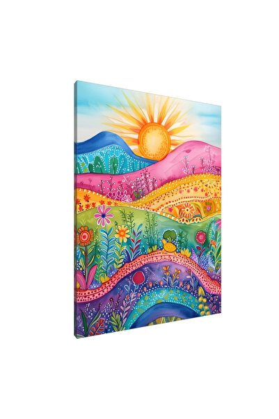 PozaTablou Pictură pe pânză: Simfonia răsăritului de soare (2) 60x90 cm