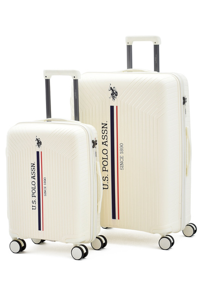 U.S. Polo Assn. U.S. Polo Assn Polipropilen Kırılmaz 2'li Valiz Seti Büyük ve...