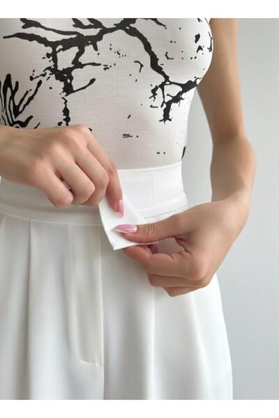 HA-KA GİYİM Women's Snap Fastener Imported Fabric Doubleface High-Quality Fabric O Oversized Mold Pulling Does Not Fade