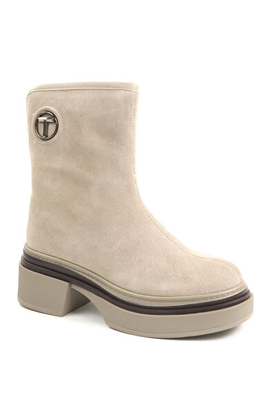 Anna Viotti Women's boots D106 F9998 C8101-beige velour-36