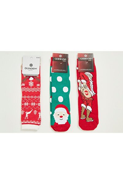 TRENDHİLL C109 Πρωτοχρονιάτικες κάλτσες με σχέδια