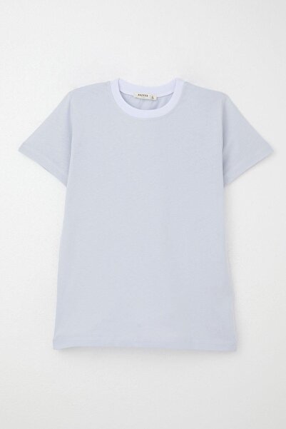 Breeze Tricou pentru băiat basic 4-14 ani, albastru gheață