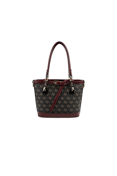 Silver Polo Geantă de umăr pentru femei/fete 1155-48406 GEANTĂ M178 MARO GALB...