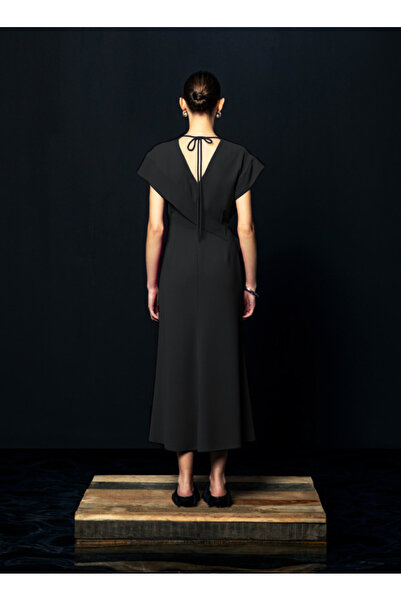 KAMEYA Flounce Violet Long Dress