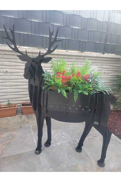 Mazemac Geyik Şeklinde Kömürlü Mangal