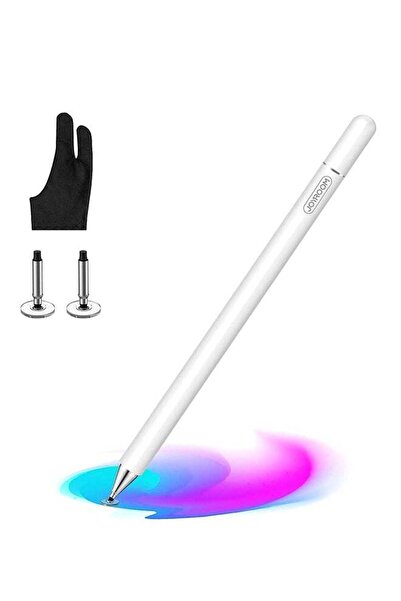 Joyroom iPad Pencil with Palm Rejection Glove, Capacitive Stylus Pen, White