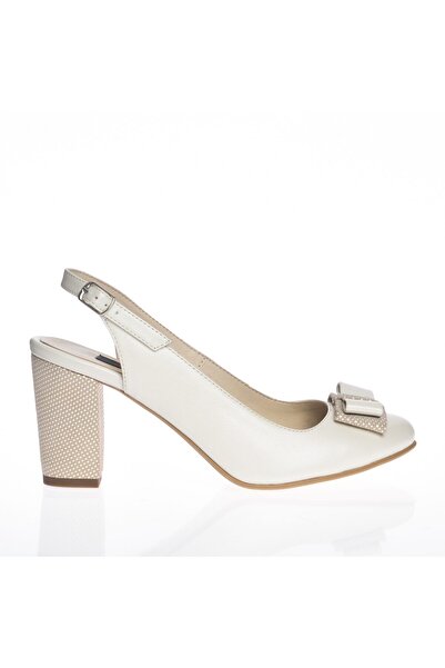 Catinca Shoes Sandale damă din piele naturală – Bej cu buline – V 5 BB