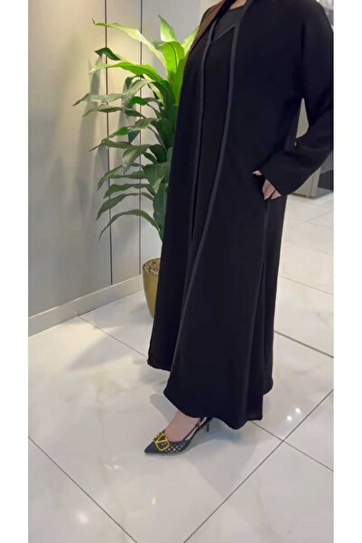 LAMSA ABAYA عباية ارجوان خامة كريب فيراري