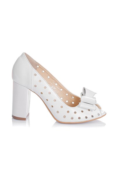 Catinca Shoes Pantofi din piele pentru femei – Alb perlat – F 23 AS