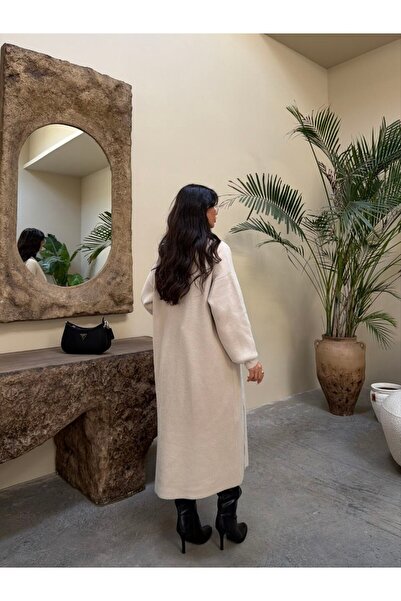 LE CARAMBOLE Γυναικεία μπεζ μακρυμάνικη πλεκτή ζακέτα