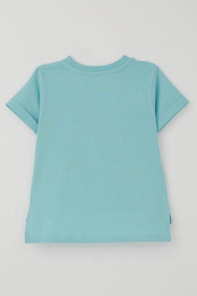 Breeze Tricou pentru băieți Lig Star Dinosaur cu imprimeu 2-6 ani, albastru deschis