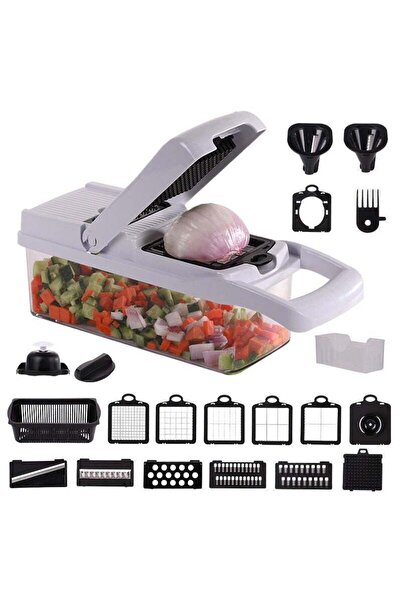 ULHYC أداة تقطيع وتقطيع الخضروات متعددة الوظائف مكونة من 22 قطعة