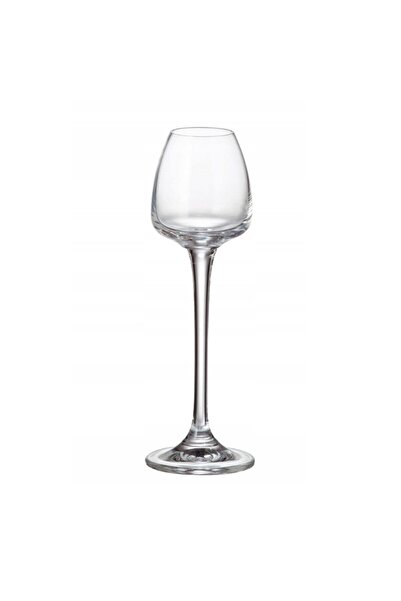 BOHEMİA CRYSTAL Set of 6 liqueur glasses Crystal Bohemia Anser 70 ml, transpa...