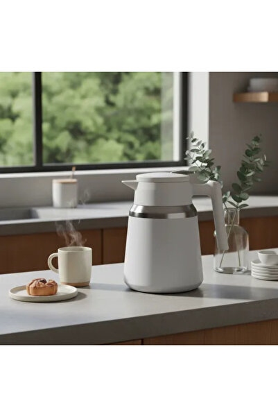 Generic A heat-insulated coffee or tea thermos designed to keep beverages fresh for extended periods.