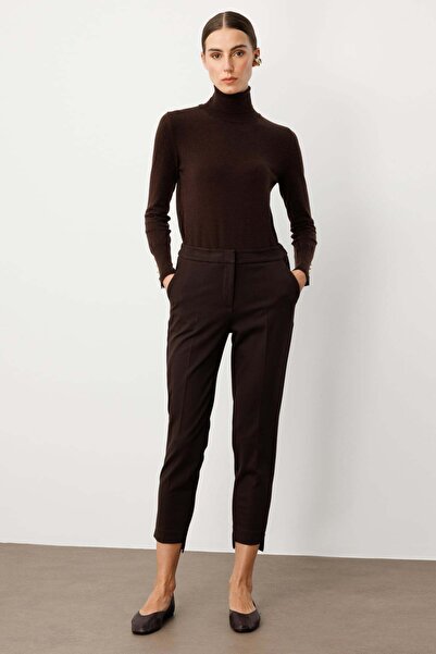 Ekol Beli Lastikli Dar Paça Pantolon