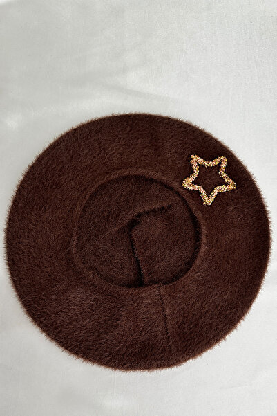Modex Soft Texture Sparkling Star Detail Painter Beret