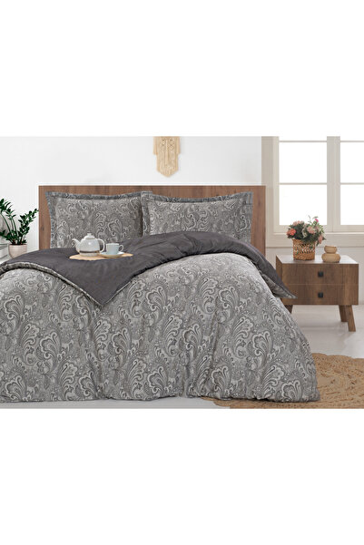 Lucy and Home Novella Premium Jacquard Satin 100% Cotton Duvet Cover Set – 4 ...