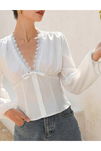 Sheya Shein shirt, white