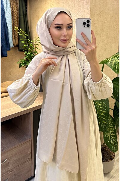 CUOCA LOUNGE Desenli Pamuk İpek Şal