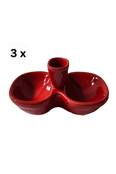 Cesiro Set of 3 salt shakers, 15 cm, Cesiro, Red