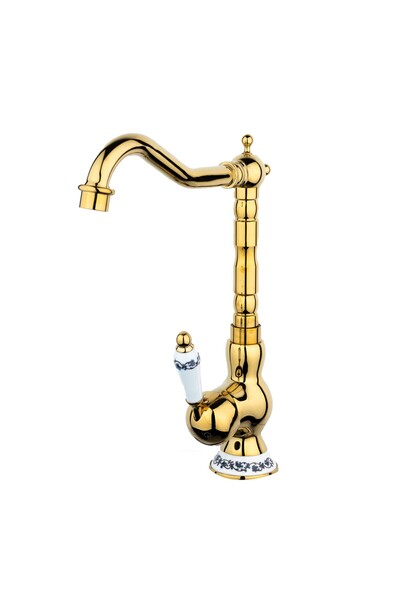 Trendy's Baterie lebădă TRENDY’S, gold, cu broderie ceramică