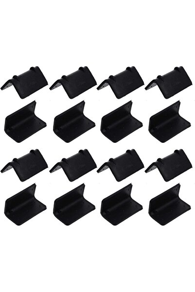 Generic Set of 16 Cargo Edge Protectors with Ratchet, Tie Straps, Corner Lock for Truck - 25mm Straps
