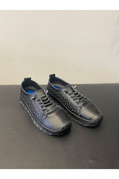 Özay Pantofi de damă din piele naturală cu talpă din silicon și căptușeală di...