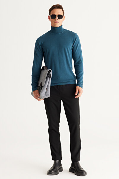 ALTINYILDIZ CLASSICS Πουλόβερ πλεκτό με λαιμόκοψη, κανονική εφαρμογή, τυπική εφαρμογή βενζίνης