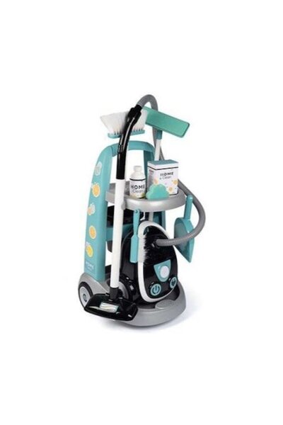Smoby Jucarie Set curatenie cu troller si aspirator electronic negru