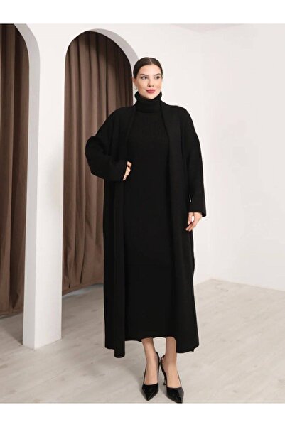 Bahar Altundemir طقم فستان طويل للنساء مكون من قطعتين