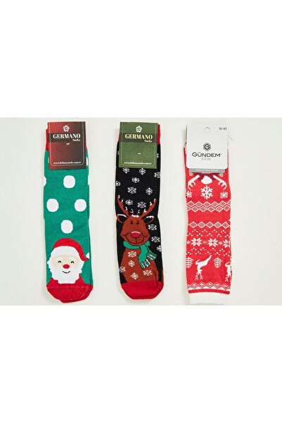 TRENDHİLL C107 Πρωτοχρονιάτικες κάλτσες με σχέδια