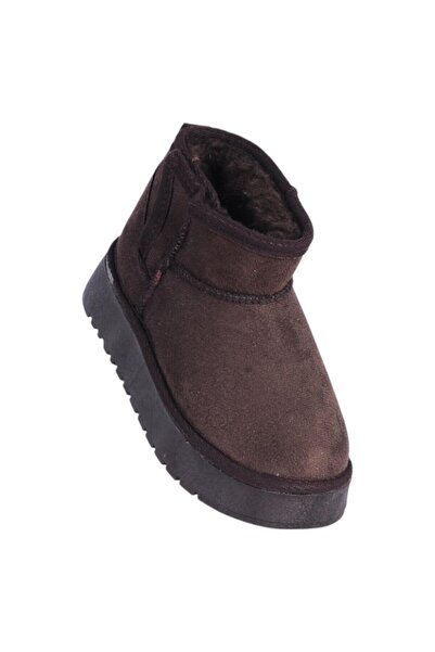 Skuaıter Μπότες με επένδυση από γούνα για κορίτσια Garf Brown