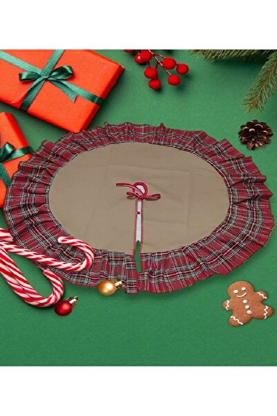 KOSTÜMCE Новогодишна пола за елха Тартан 100x100