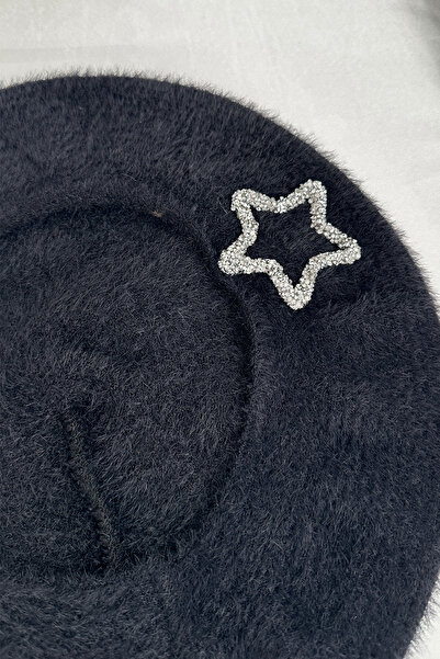 Modex Soft Texture Sparkling Star Detail Painter Beret
