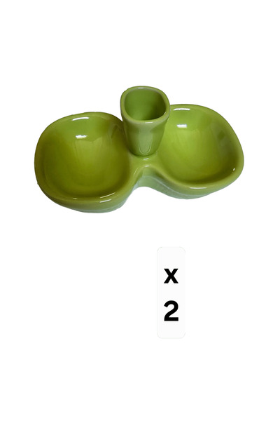 Cesiro Set of 2 salt shakers, 15 cm, Cesiro, Green