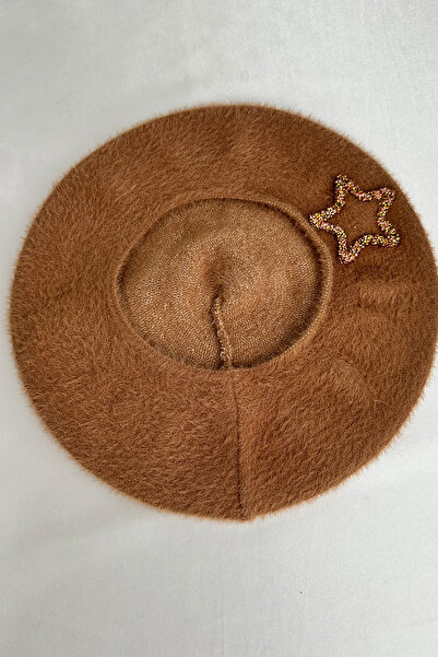 Modex Yumuşak Doku Işıltılı Yıldız Detay Ressam Beresi