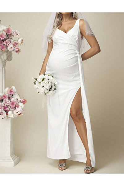 Sheya Shein wedding dress, white
